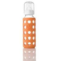 Biberon en verre Weego 260 ml - orange